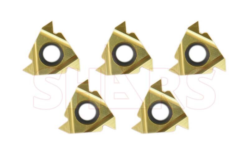 Shars 5 pcs External V Partial Profile AG60 Carbide Threading Insert !{