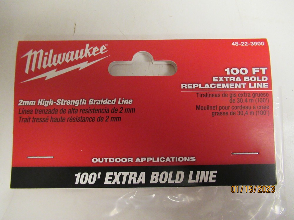 Milwaukee 48-22-3900 100 ft. Extra Bold Replacement Line
