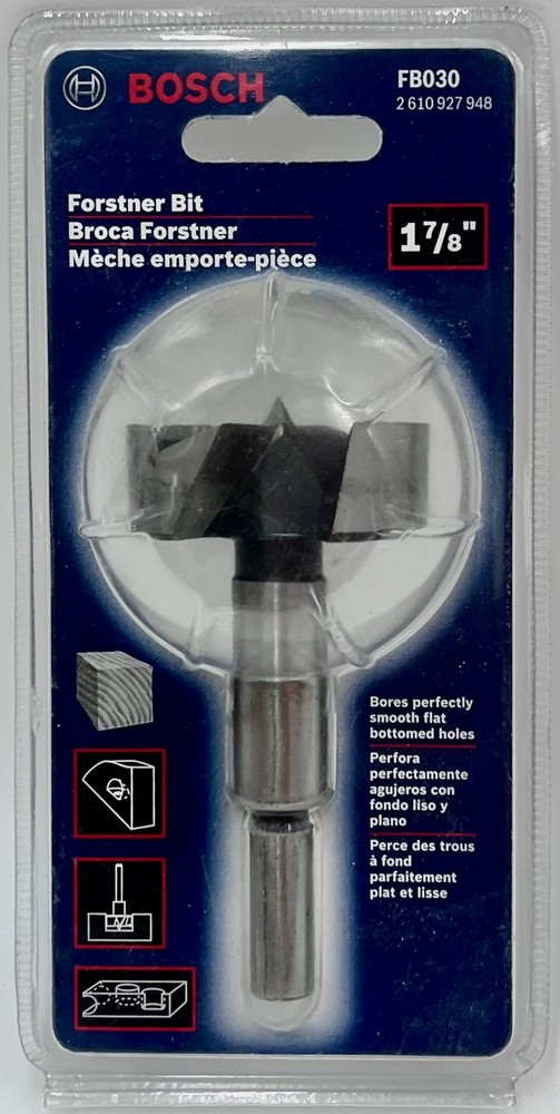 Bosch FB030 Forstner Drill Bit, 1-7/8"