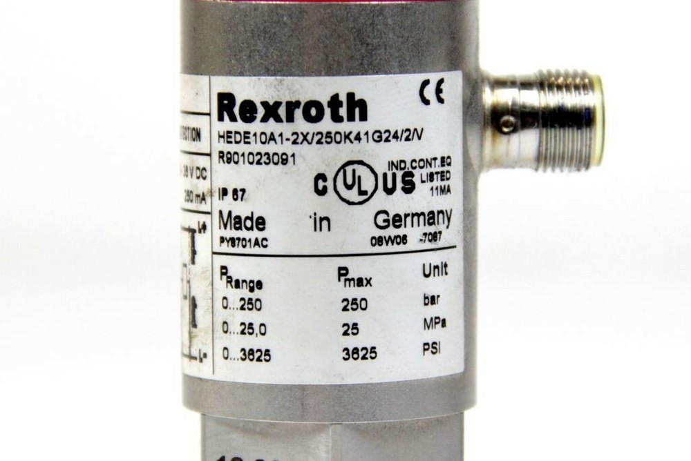 Rexroth HEDE10A1 Pressure Switch Pressure Sensor 250 BAR DC 18-36 V