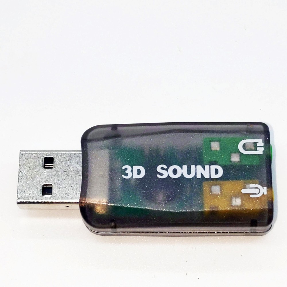 3D Sound Dongle/Sound Card Adapter