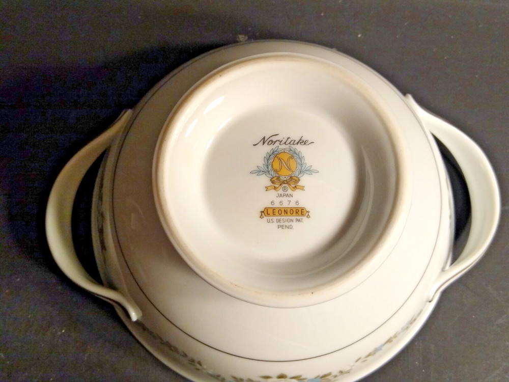 Noritake Leonore 6676 Sugar Bowl & Lid