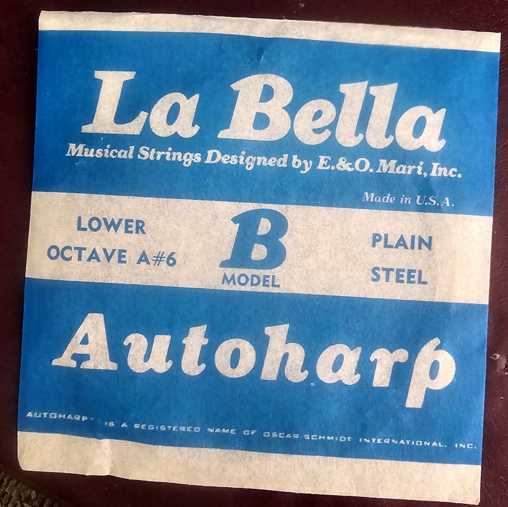 Vintage La Bella Autoharp String