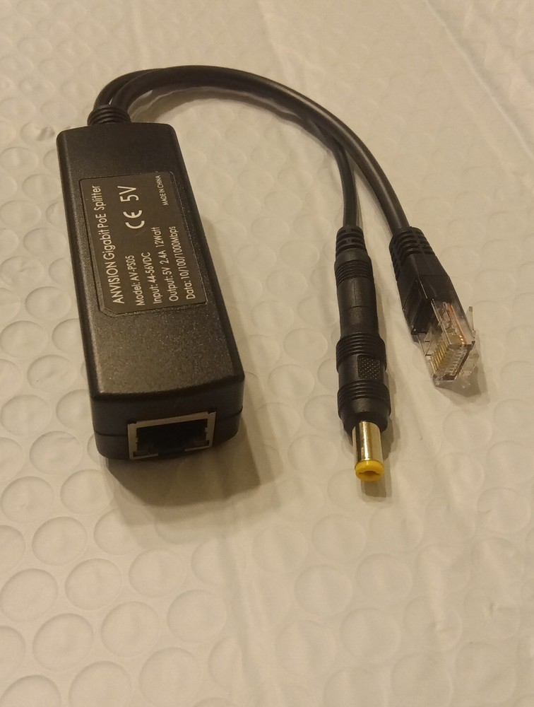 ANVISION AV-PS05 PoE Splitter Adapter 5V 2.4A