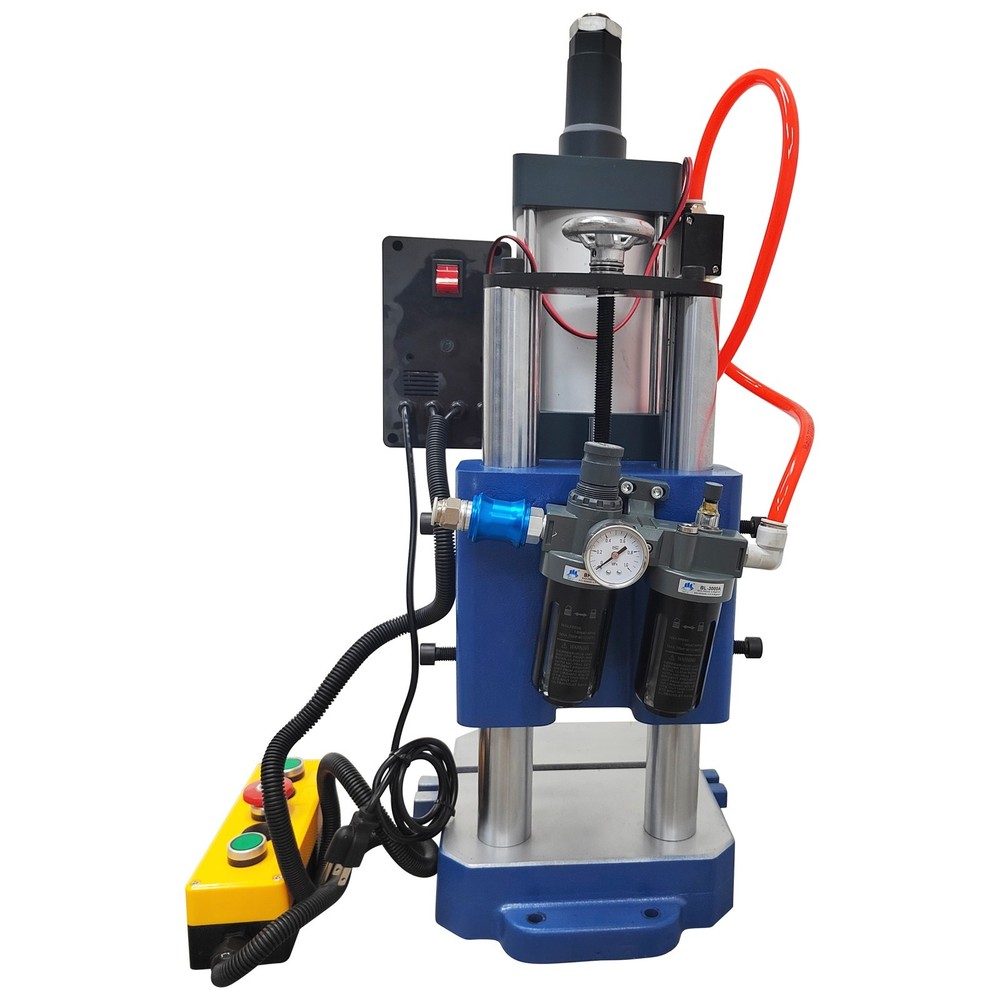 110V 1763lbs Double Column Pneumatic Punch Press Machine Controller 3.94-1.96in