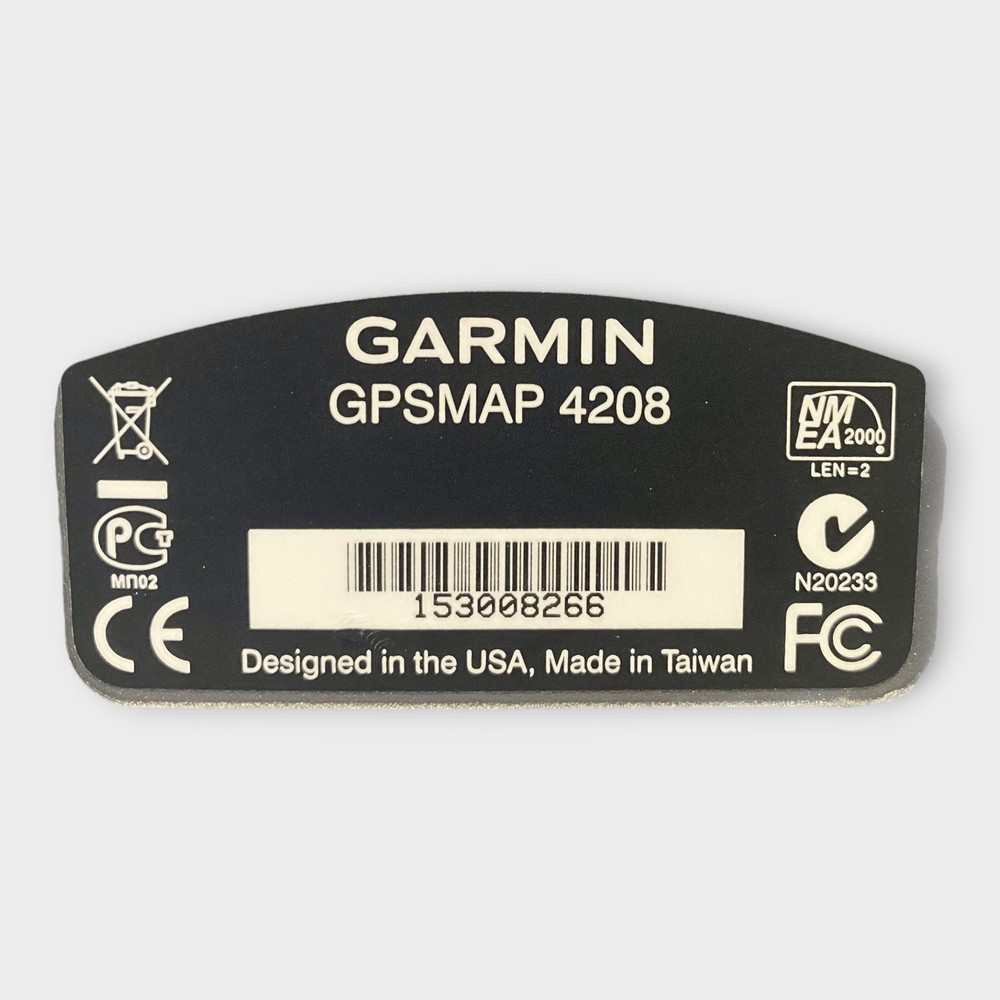 Garmin GPSMap 4208 8" Chartplotter Head Unit W/Suncover~ Tested Good*