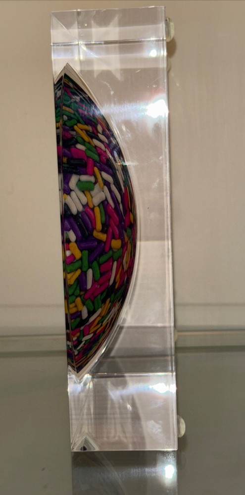 Acrylic Pastel Sprinkles Spring Candy Dish NEW
