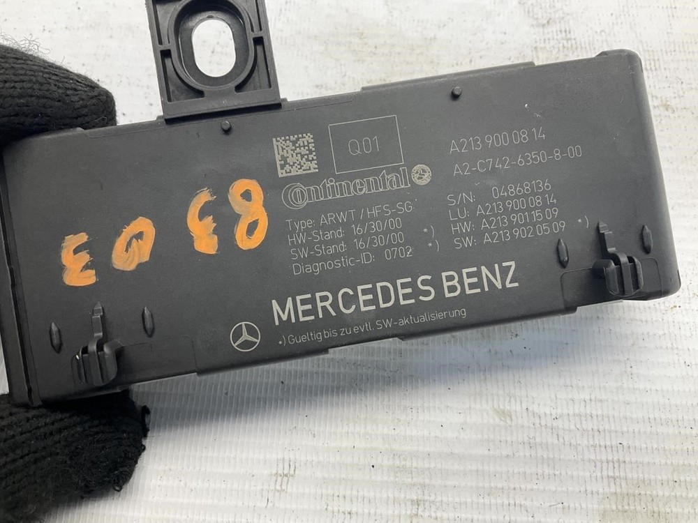19-22 Mercedes E350 Trunk Lid Control Module T
