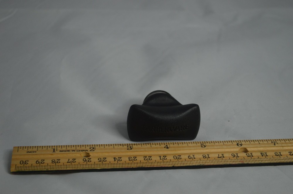 Farberware Replacement Knob For Glass Lid Black Rectangle Shape