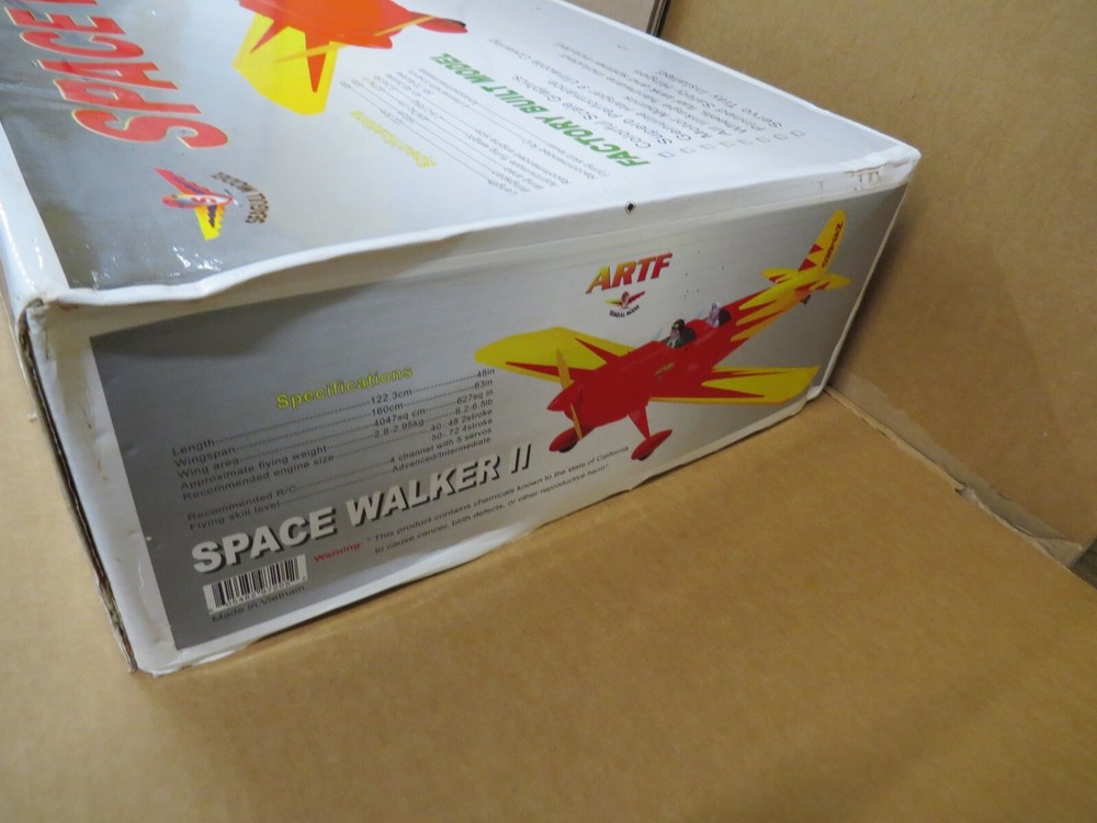 Seagull Model Space Walker II ARTF RC Model Airplane NOS Open Box