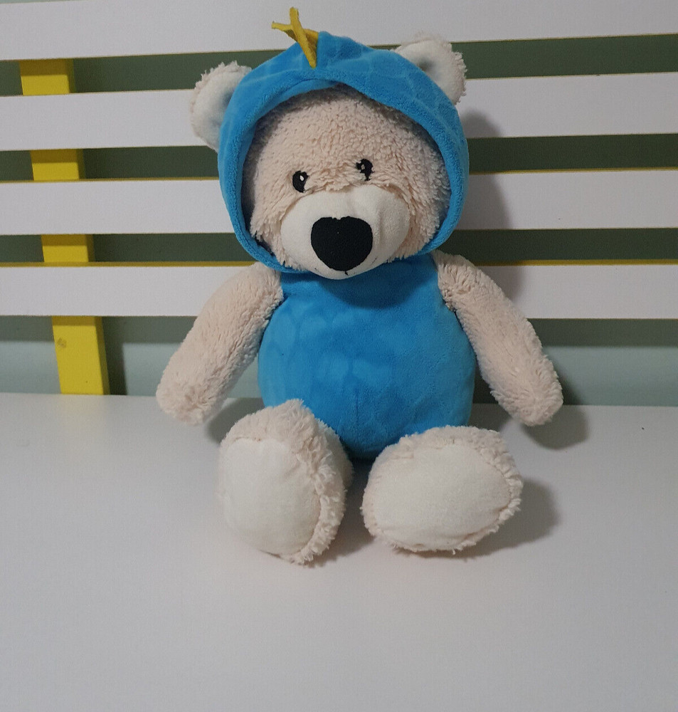 TEDDY BEAR DRESSED AS A DINOSAUR VALENTINES DAY BEAR 40CM