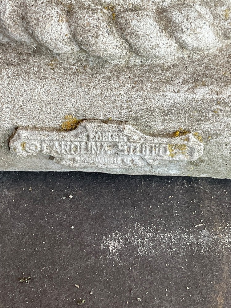 Vintage Aggregate Concrete GARDEN TOPIARY STATUE