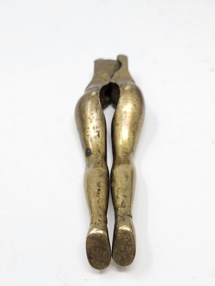 Nutcracker Ladies Legs Risque Funny Solid Brass Barware Party Vintage