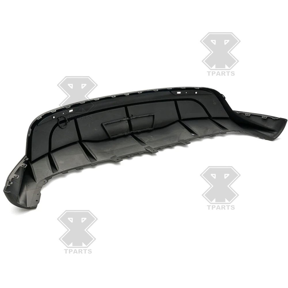 For Tesla Model Y 2017-2024 Upgrade Rear Diffuser Track Style Light-Gloss Black