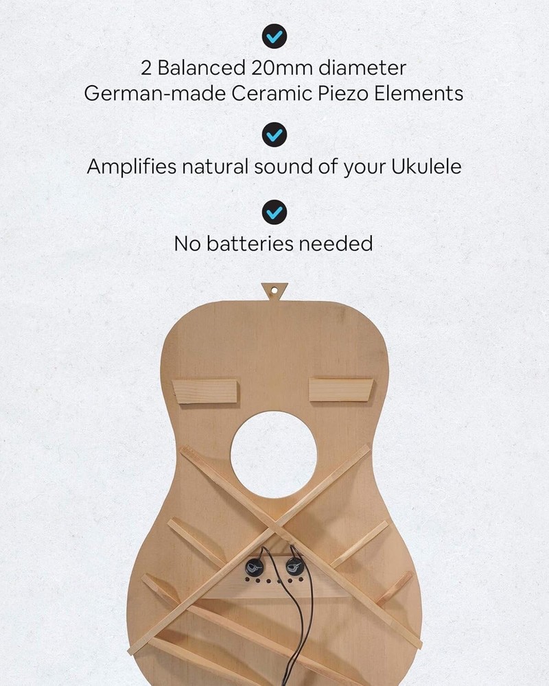 Journey Instruments EP003K Two Balanced German Passive Pickup Piezos