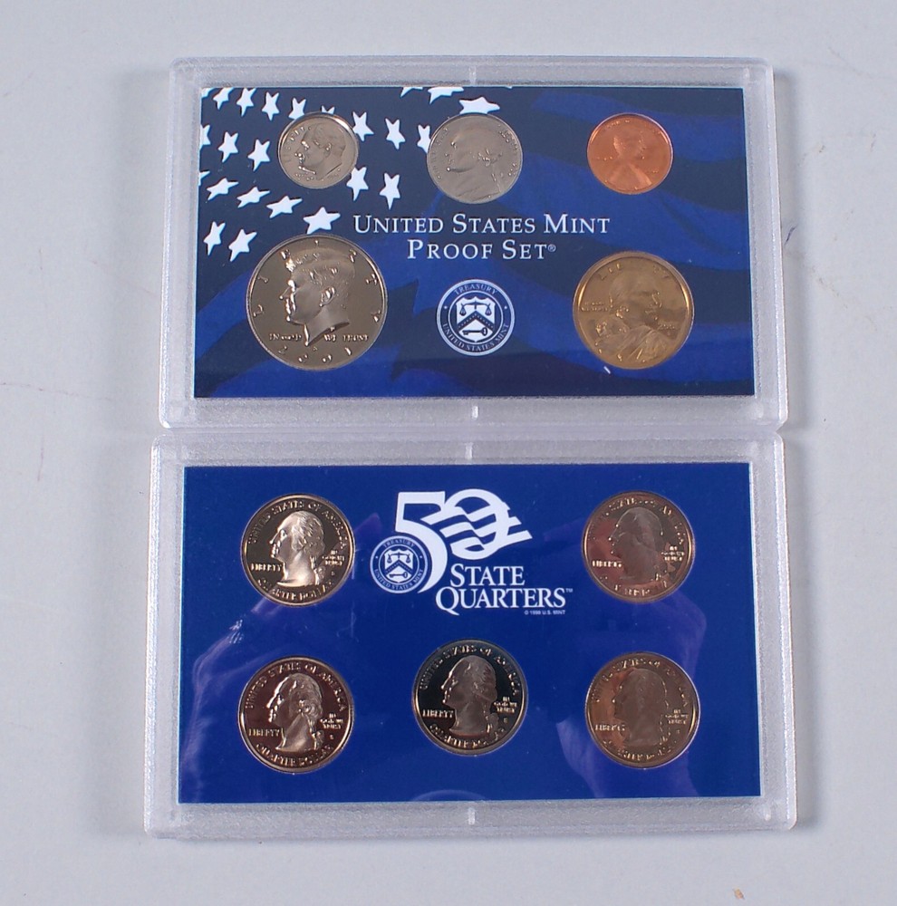 US Mint Clad Proof Sets Complete Run 2000-2006 Full 7 Box Collection