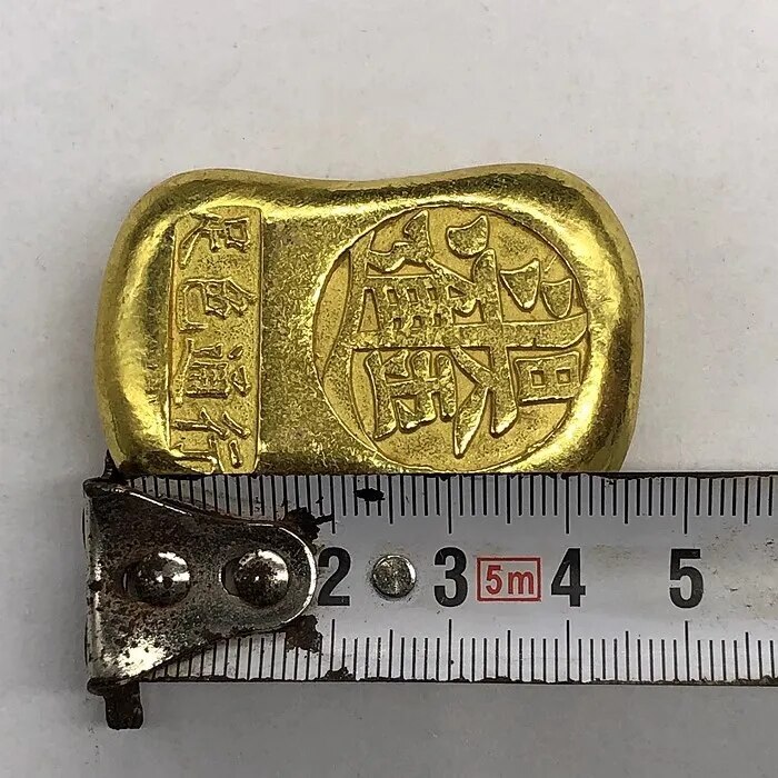 Antique Square Gold Ingot Rijin Dou Jin