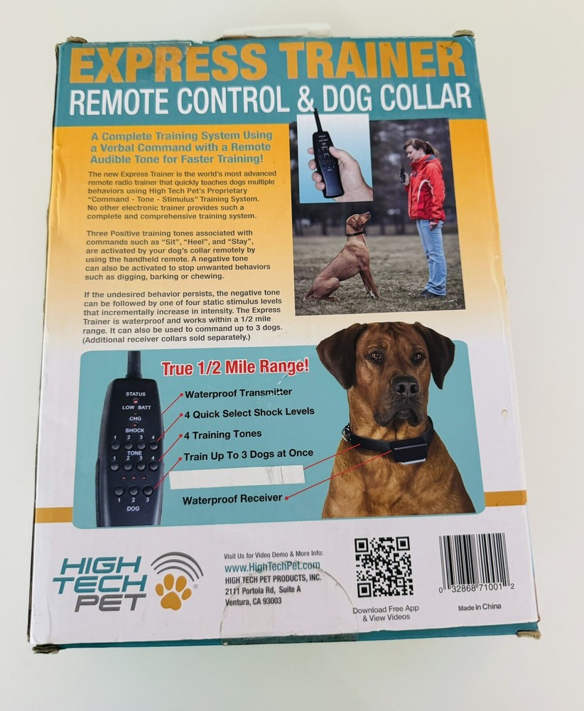 Express Trainer Remote Dog Training Collar From HIGH TECH PET
