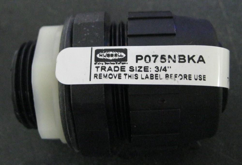 Hubbell P075NBKA  Liquid Tight Fitting 3/4"