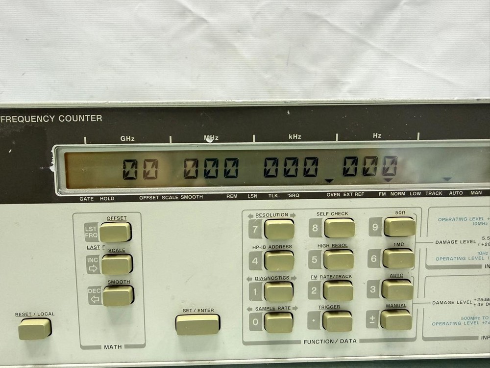 HP Hewlett Packard 5351B Continuous Wave Microwave Frequency Counter