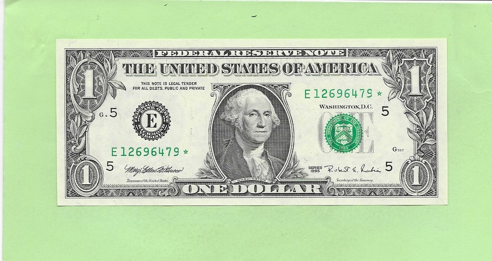 1995* ..UNCIRC $1  E 1269 6479 * .... 1995 $1  E-*     NICE NOTE         FRN