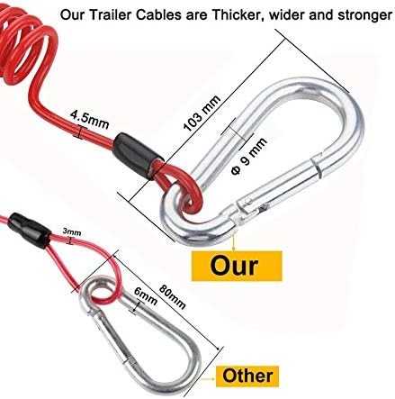 Trailer Brake Safety Cable Coiled Wire