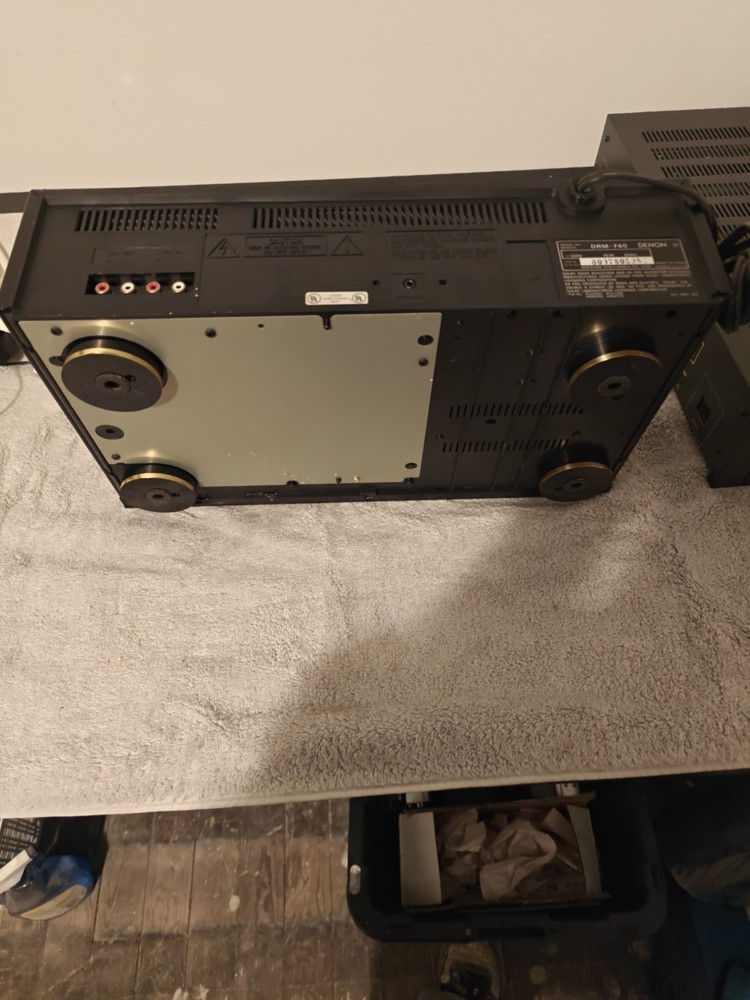 DENON DRM-740 Stereo 3-HEAD System Cassette Deck Player