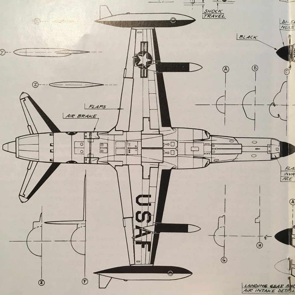 Lockheed F-94C Starfire Detailed Analysis Booklet from Air Age Technical Library