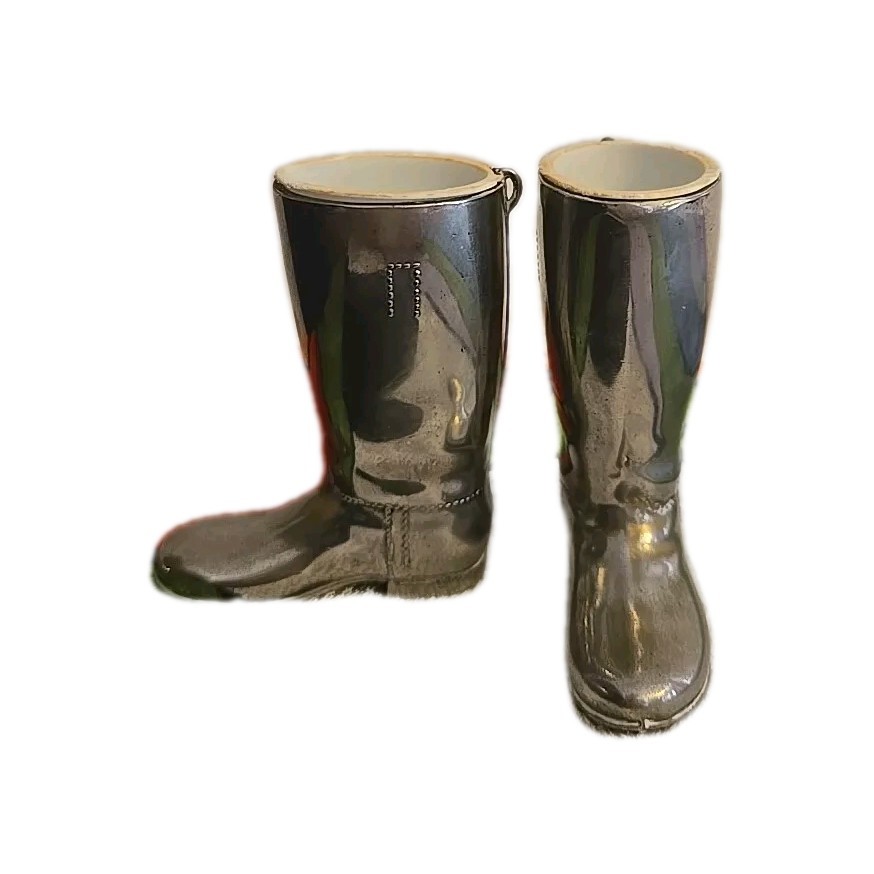 Silver Boot Shot Cups