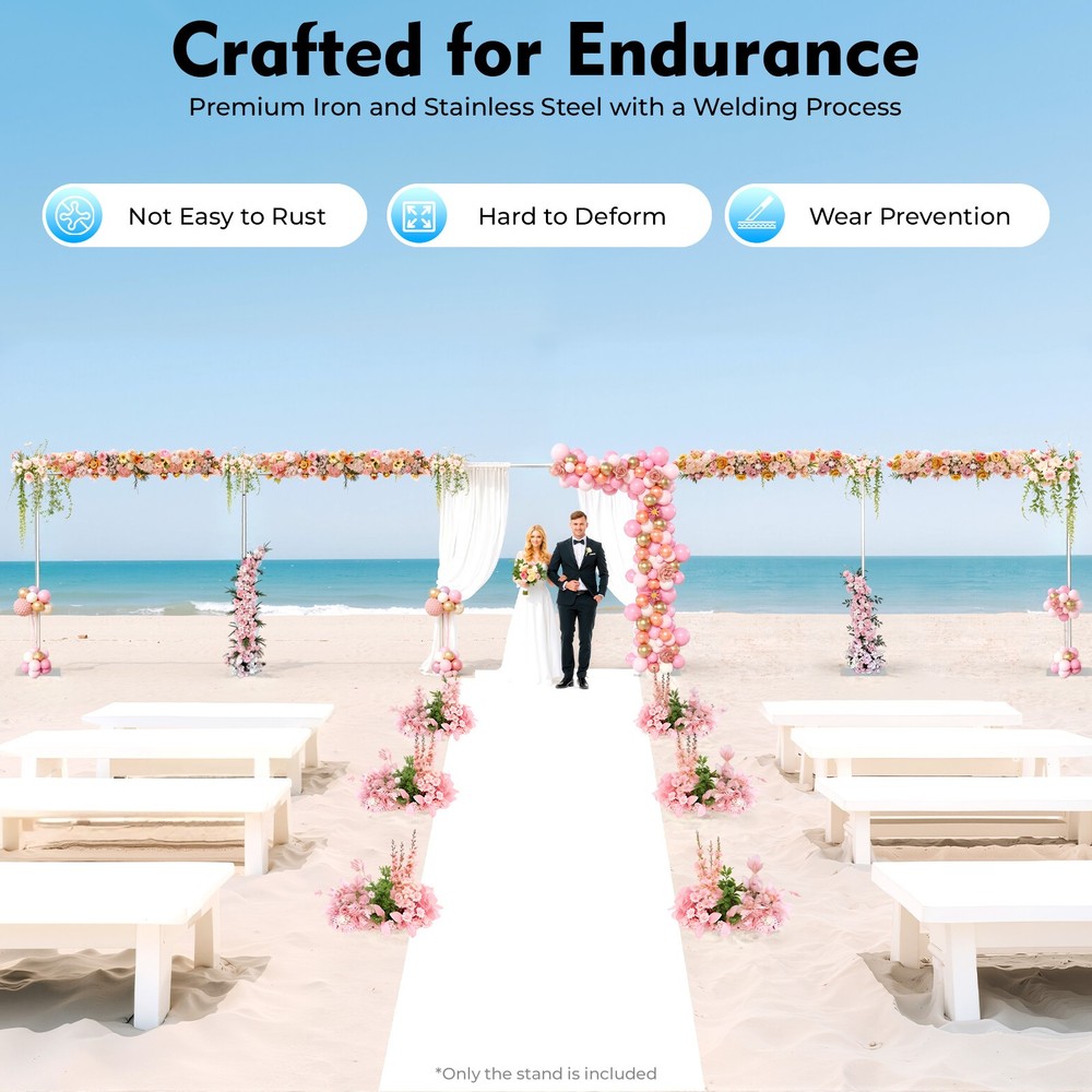 Wedding Backdrop Stand Rectangle Metal Wedding Flower Stand Background Stand