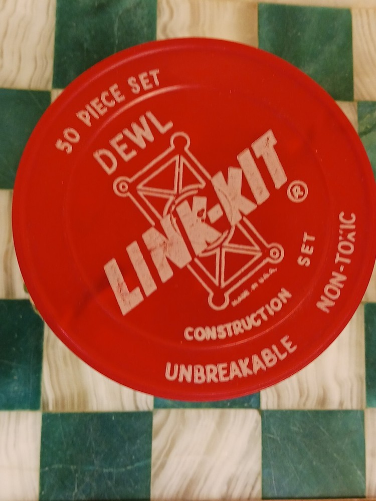 Vintage Dewl Link-Kit Plastic Construction Set Toy - Please Read