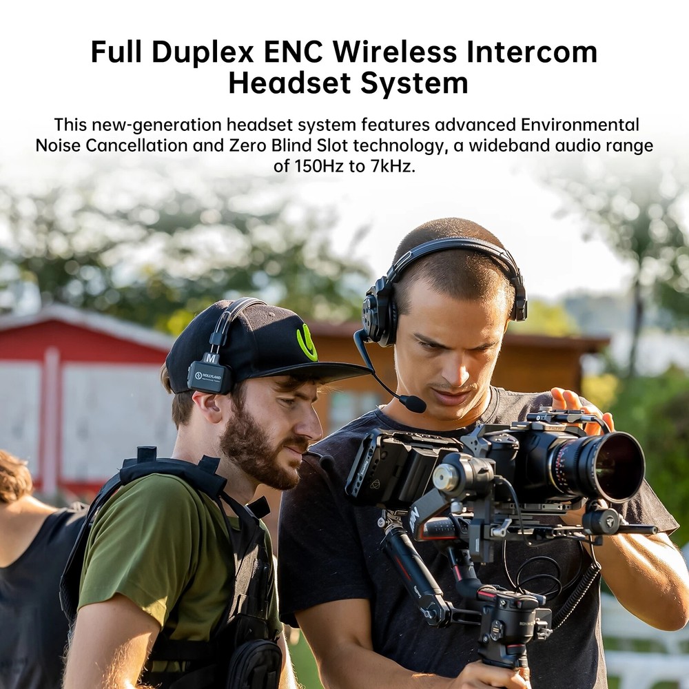 HOLLYLAND Solidcom C1 Pro Wireless Intercom System Communication Headset HUB Pro