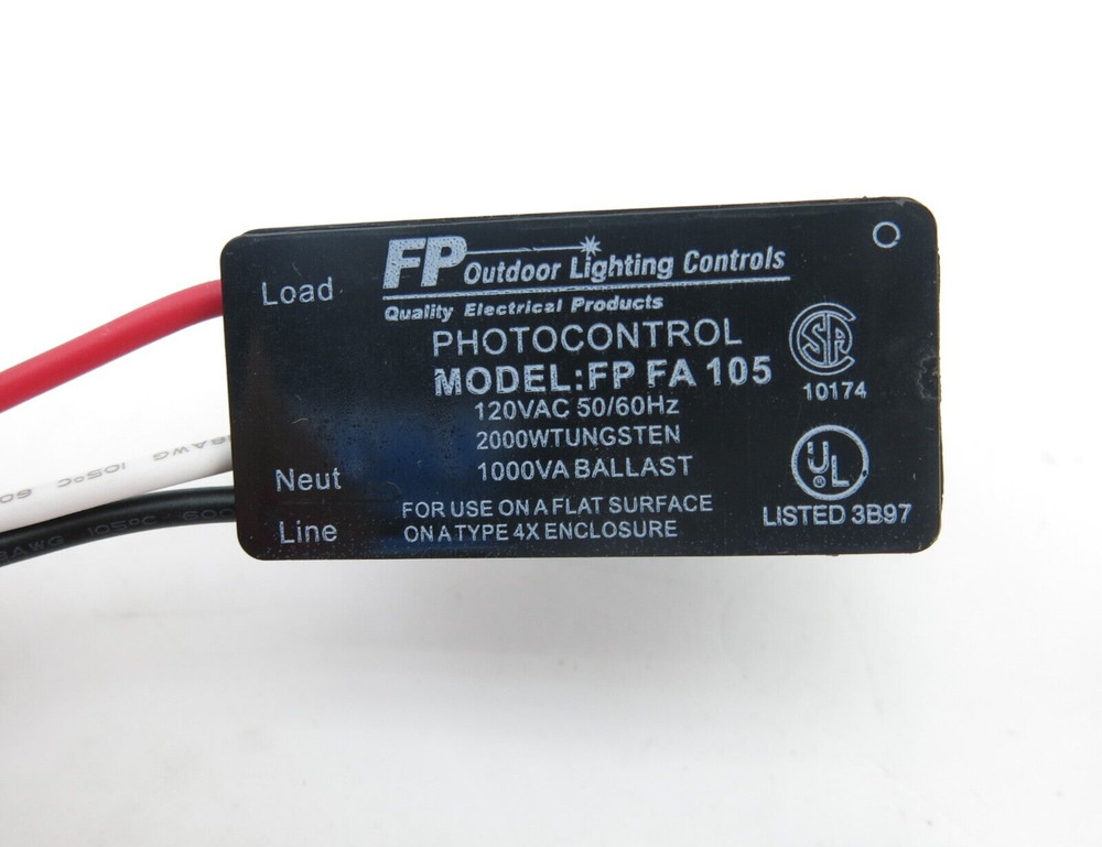 New E-Conolight Photocell Button E-ACP1 120VE-ACP1 BTTN PC DAY NIGHT SENSOR