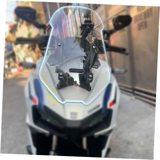 Motorcycle ADV160 Windshield Flyscreen Windscreen Wind Defelctor Front Clear