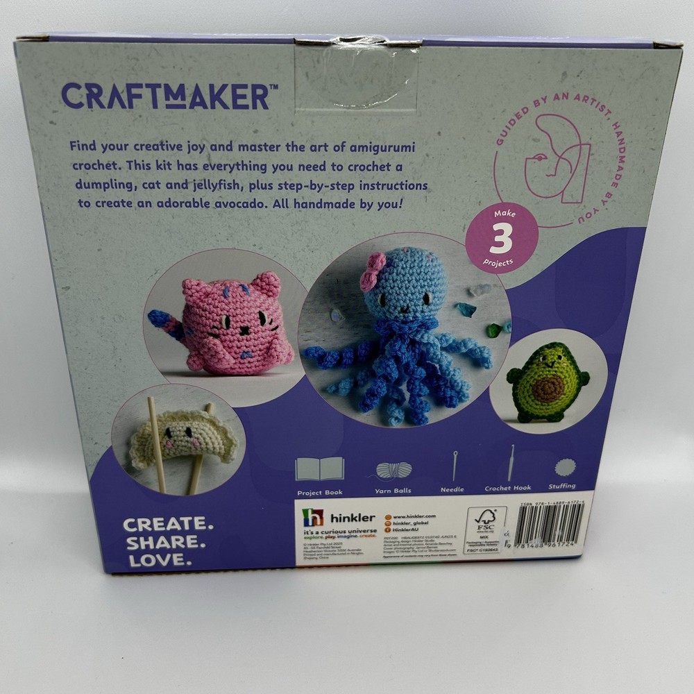 Craftmaker Kawaii Crochet Kit