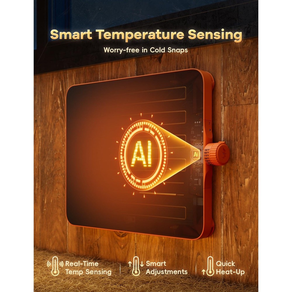 New Smart Chicken coop Heater & Chick Brooder