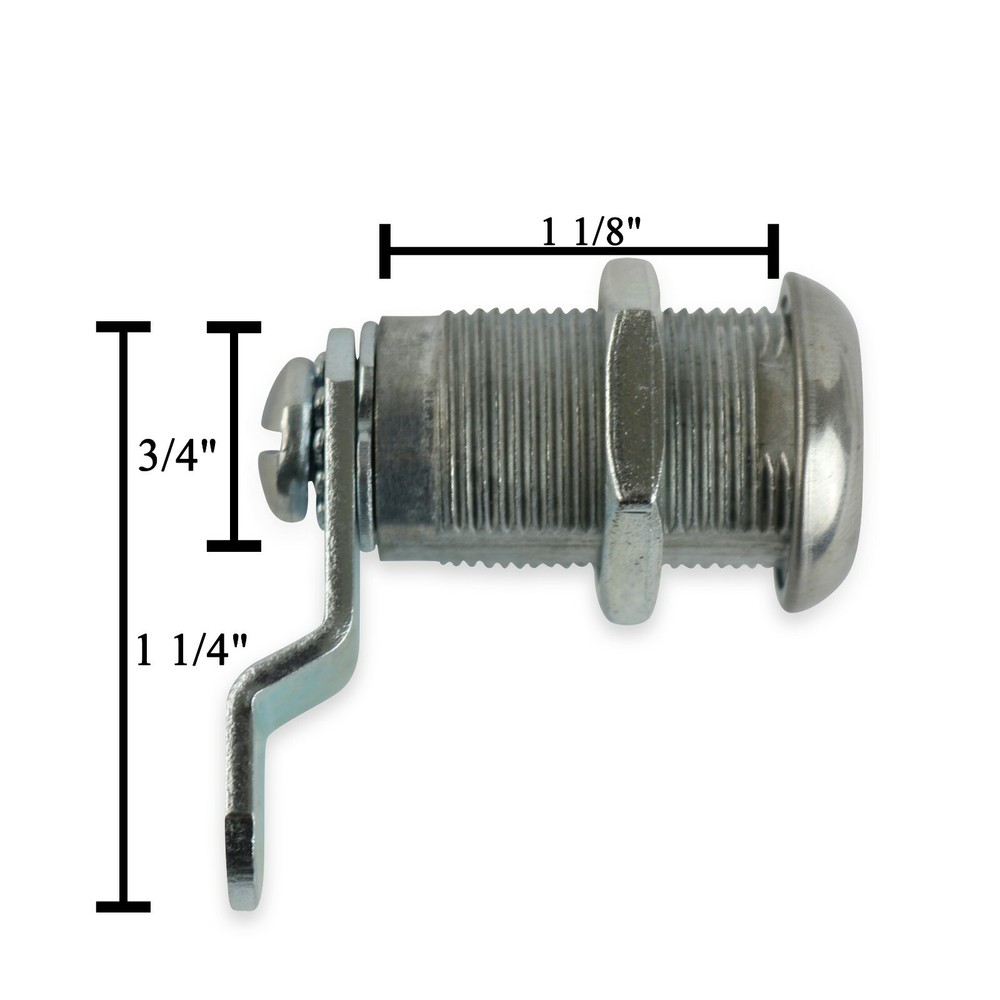 4 Pack Rv Compartment Door Cam Lock 1 1/8 Inch Camper Trailer Motorhome Storage