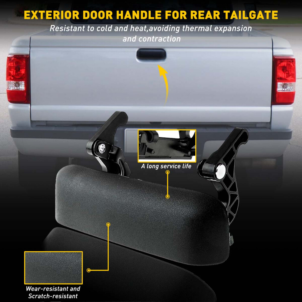 For 1998-2011 Ford Ranger Tailgate Handle Tail Liftgate Gate Back Latch Handle