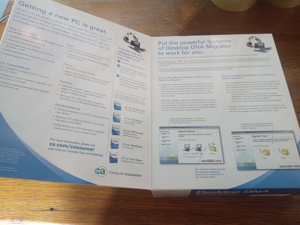 Computer Associates Desktop® DNA Migrator Professional 4.7