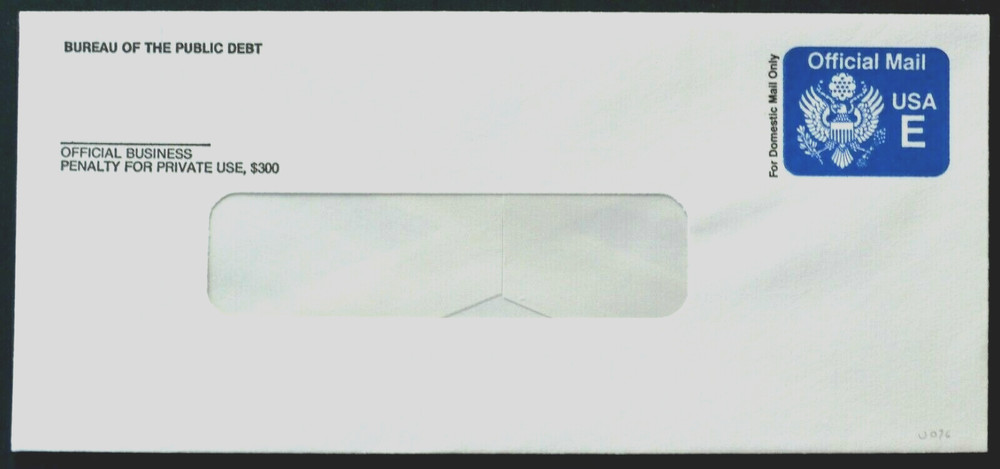 1988 US Sc. #UO76 Official mail envelope, mint, very good condition