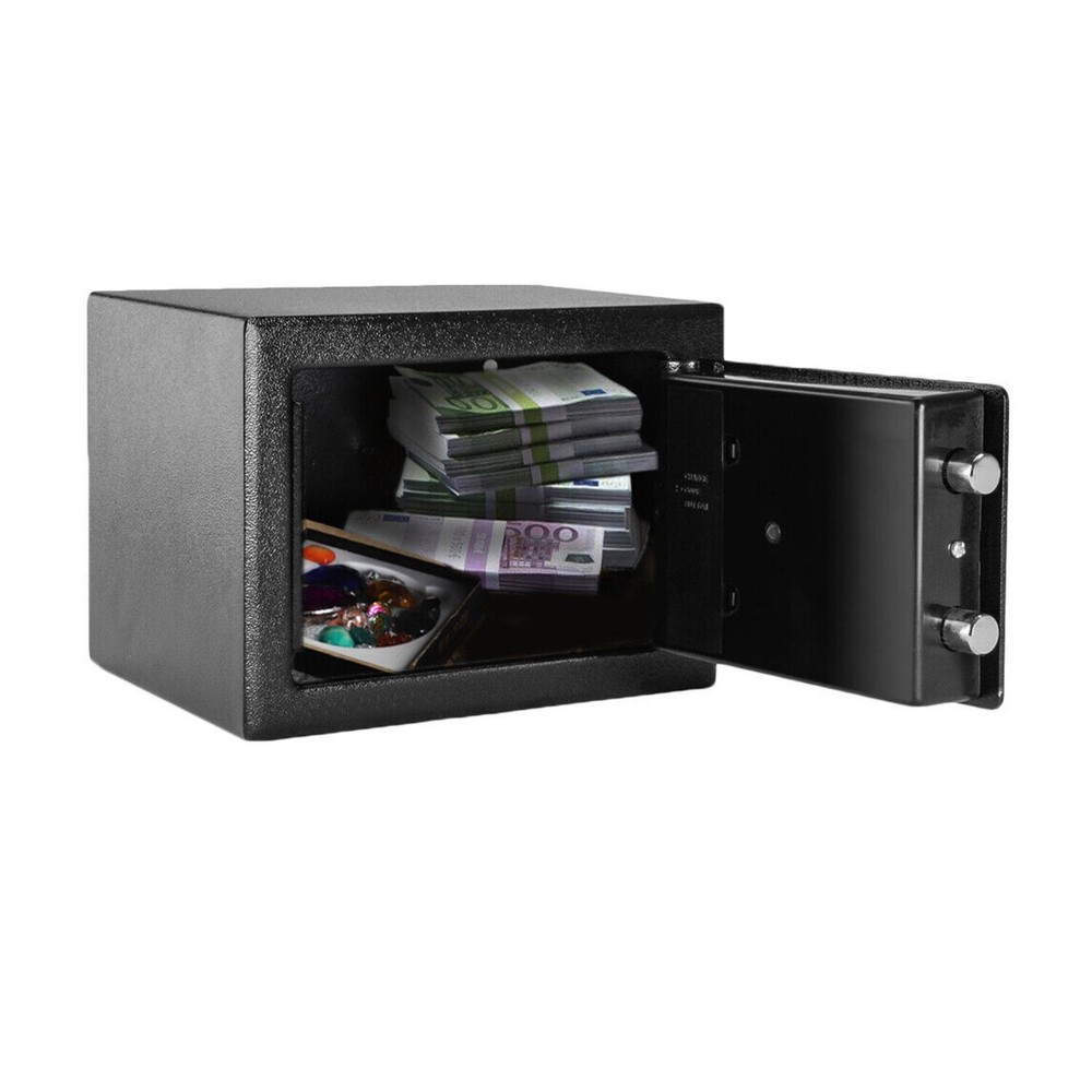 Electronic Small Safe Box Digital Electronic Security Safe Box w/ Keys for Home