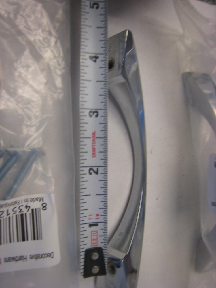 3 Polished Chrome Door/Drawer Pulls Hardware Resources 525-96PC 3-3/4" C-C