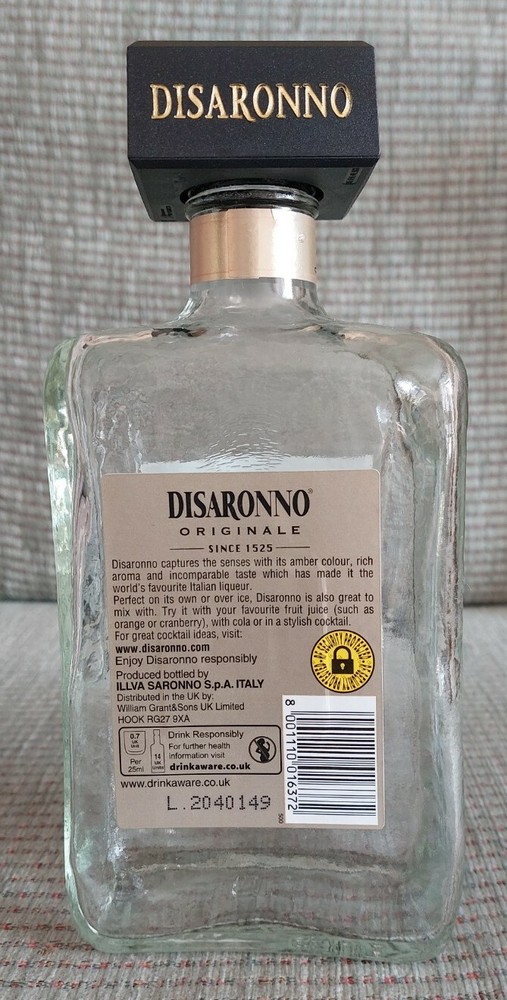 Disaronno Bottle Empty 500ml