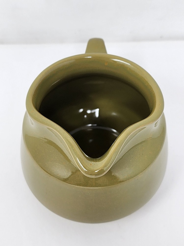 2 pc Set Sugar & Creamer Set Franciscan Pottery Pebble Beach Green Earthenware