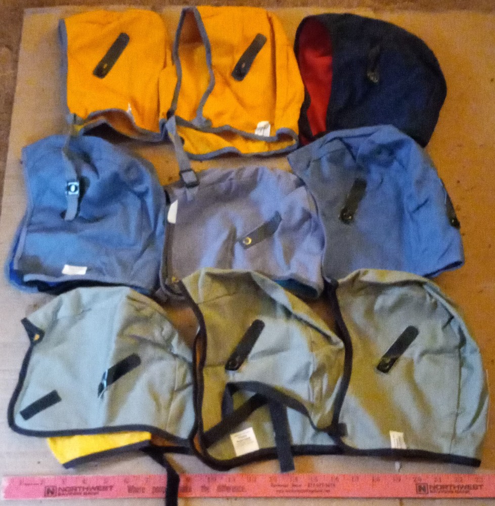 Lot of 9 Helmet Liners - NOS