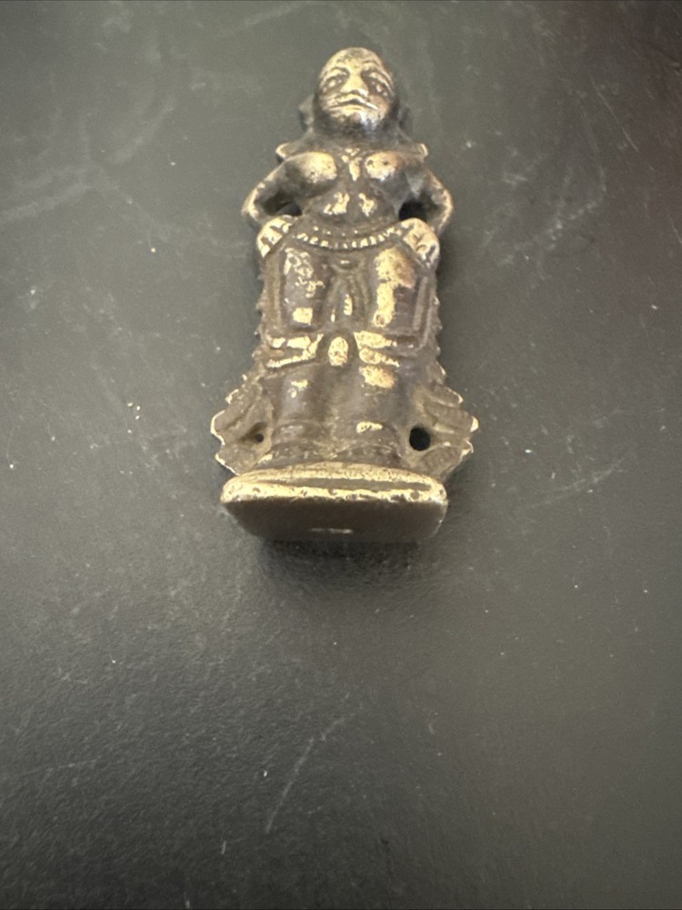 Nice Brass Indian Deity Figure - Pocket Amulet