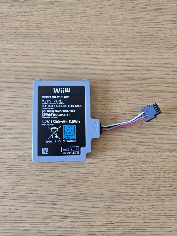 Nintendo Wii U Gamepad Controller Replacement Battery