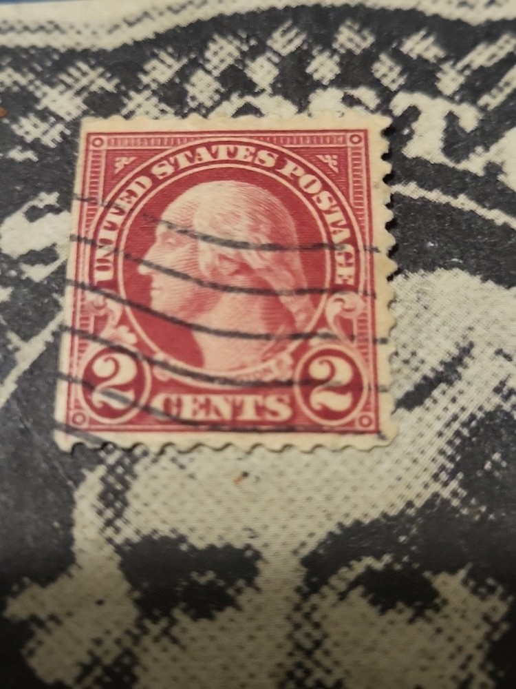 🔥Very Rare George Washington Two 2 Cent Red Stamp!