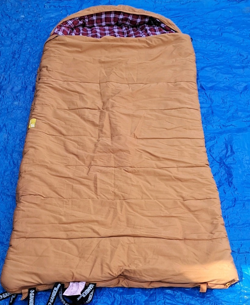 Gander Mountain Rifle River 20° Rectangular Sleeping Bag 39x90in Big And Tall