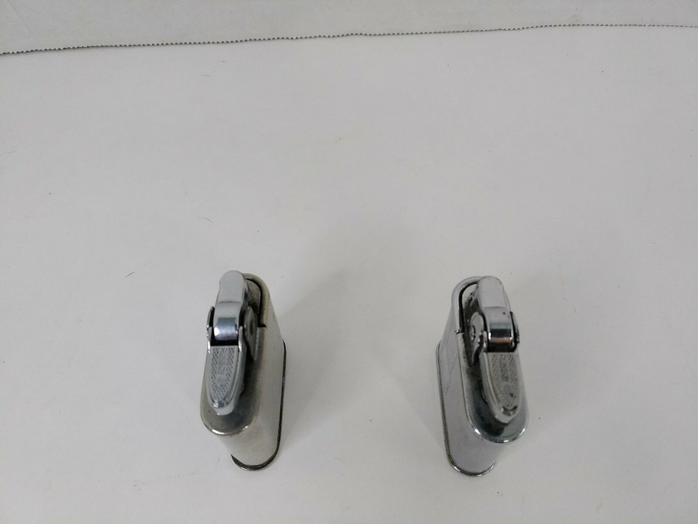 2 Vintage RONSON Whirlwind Silver Tone Cigarette Lighter 2481195